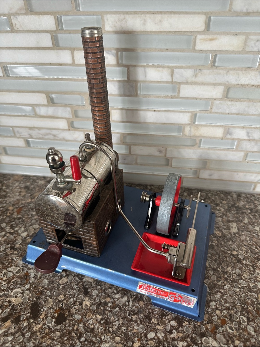 Vintage Wilesco Steam Engine Model
